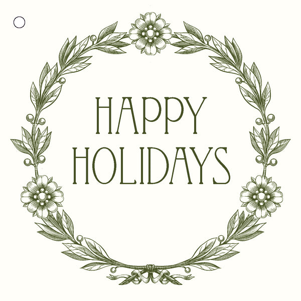 Happy Holidays Gift Tags