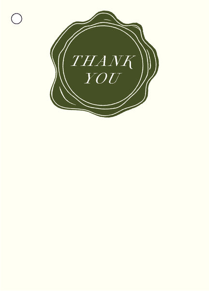 Thank You Wax Seal Gift Tags