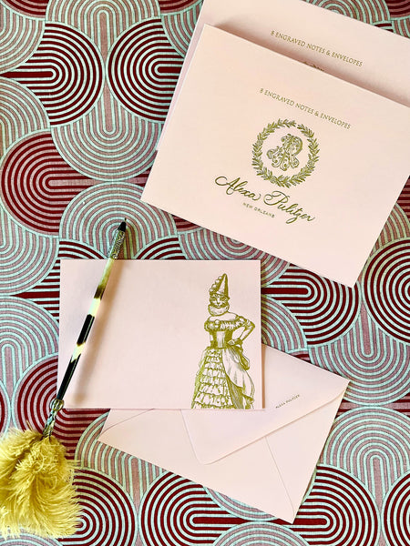 Kitty Galore Engraved Boxed Notes