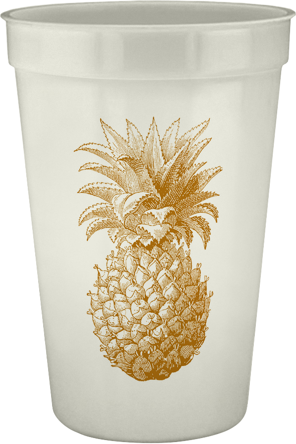 Pineapple 16oz Pearlized Cups – Alexa Pulitzer®
