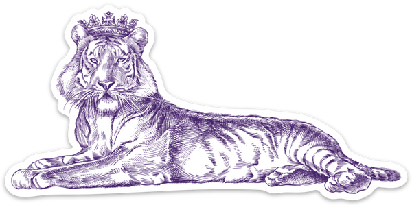 Royal Tiger (Purple) Decal
