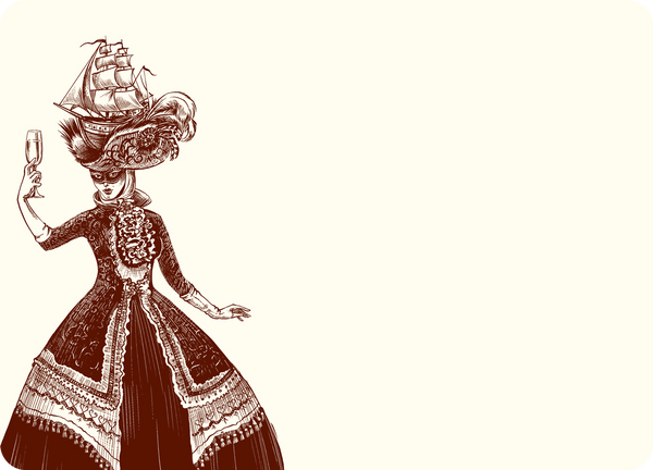 Carnival Masked Lady A6 Notes