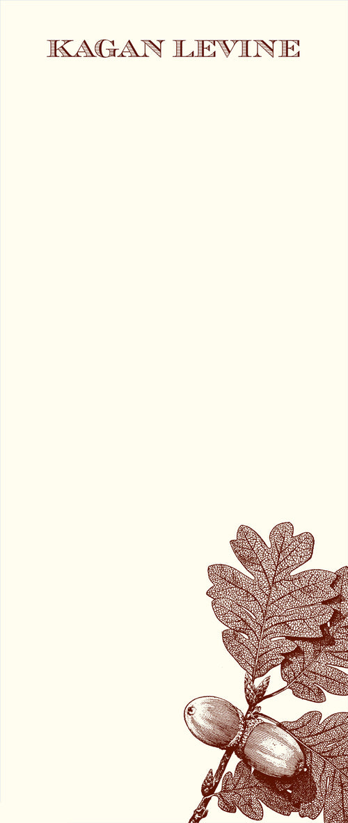 Customizable Acorn Leaf Long Pad