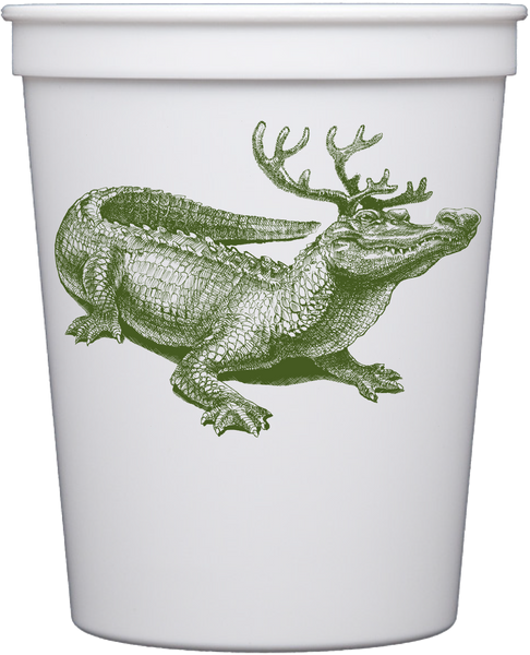 Customizable Christmas Gator 16oz Cups