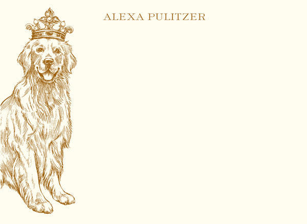 Customizable Golden Retriever A6 Notes