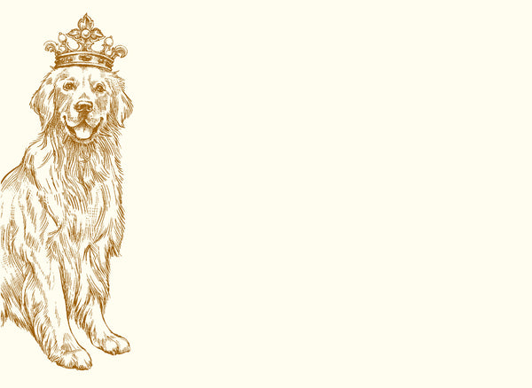 Customizable Golden Retriever A6 Notes