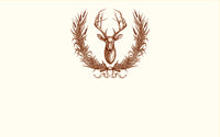 Deer Wreathe Place Card - Available 11/15