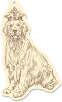 Royal Golden Retriever Ornament