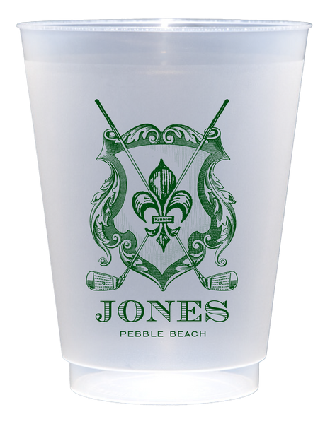 Customizable Golf Crest 16oz Cups