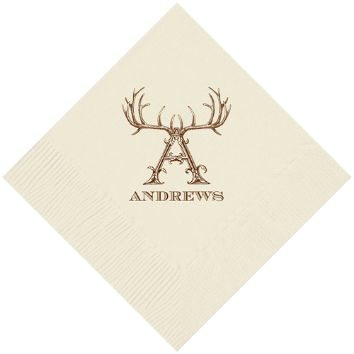 Customizable Hornabet Beverage Napkins A