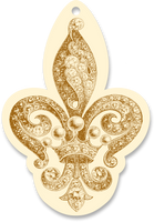 Jewel Fleur de Lys Ornament | Preorder for Nov 4th