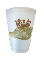 King Gator Frosted Plastic Cup