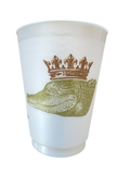 King Gator Frosted Plastic Cup