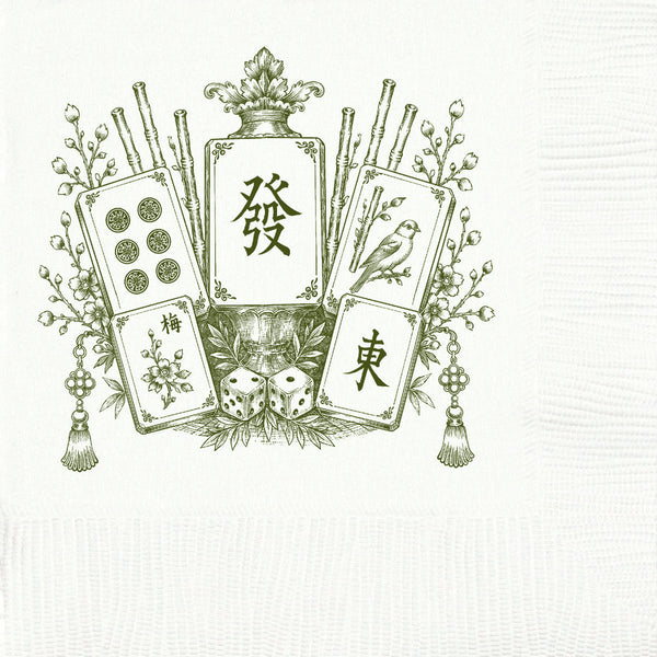 Mahjong Cocktail Napkins
