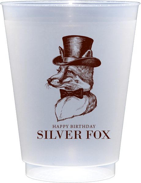 Customizable Mr Fox 16oz Cups