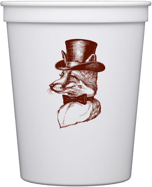 Customizable Mr Fox 16oz Cups