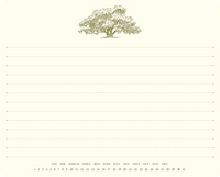 Oak Mousepad Notepad