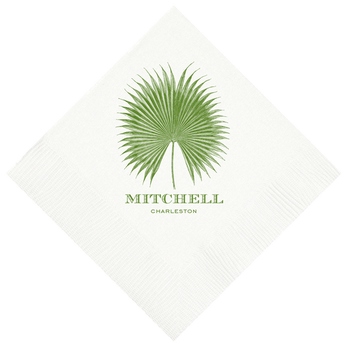 Customizable Palm Beverage Napkins