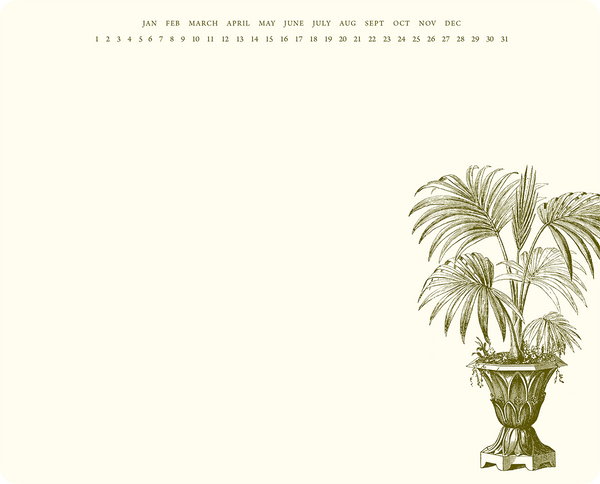 Palm Urn Mousepad Notepad - Available for Pre-Order