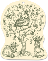 Partridge in a Pear Tree Ornament