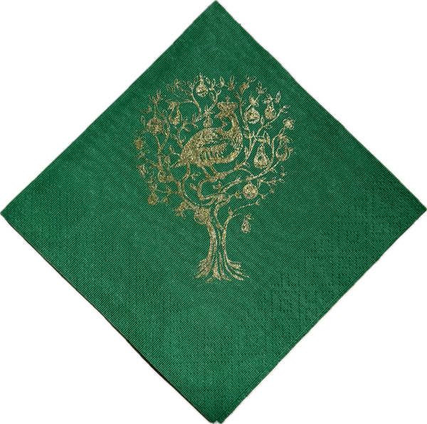 Partridge in a Pear Tree Cocktail Napkins
