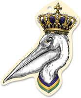 Queen Pelican Ornament