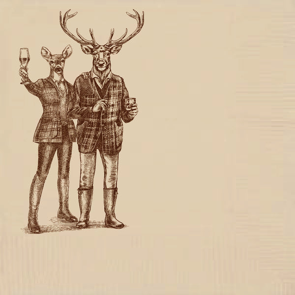 Reindeer Romp Cocktail Napkins - Preorder for November 25
