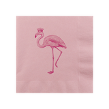 Royal Flamingo Beverage Napkins - PINK