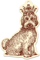 Royal Labradoodle Ornament