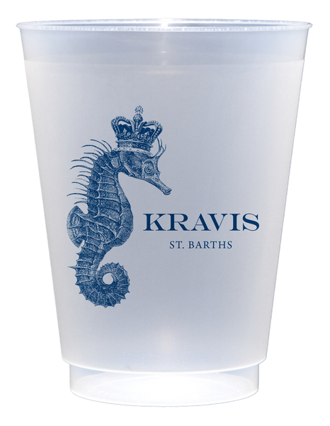 Customizable Royal Seahorse 16oz Cups