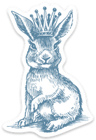 Royal Bunny Decal