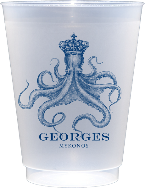 Customizable Royal Octopus 16oz Cups