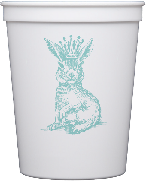 Customizable Royal Bunny 16oz Cups