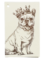 Royal French Bulldog Gift Tags