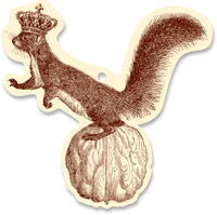 Royal Squirrel Ornament | Preorder for Nov 4th