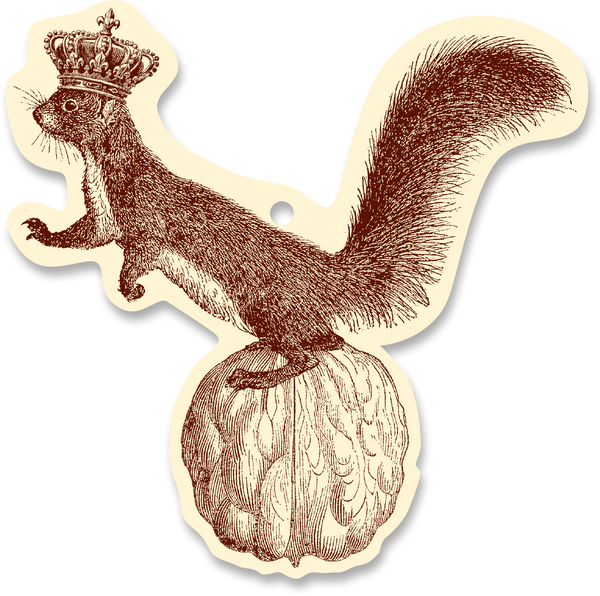 Royal Squirrel Ornament | Preorder for Nov 4th