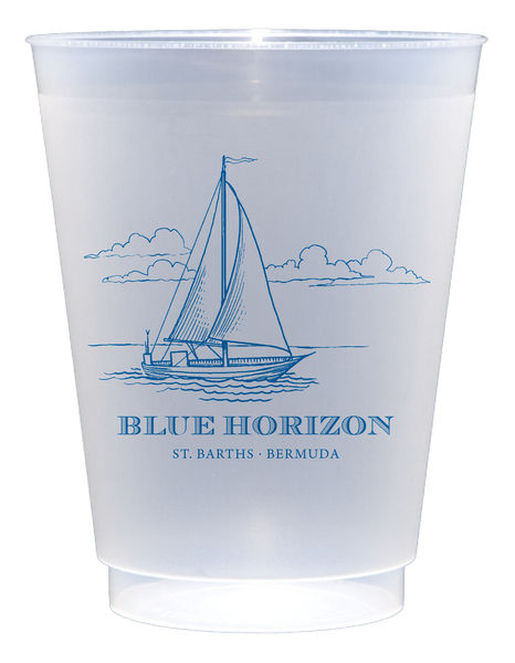 Customizable Sailboat 16oz Cups