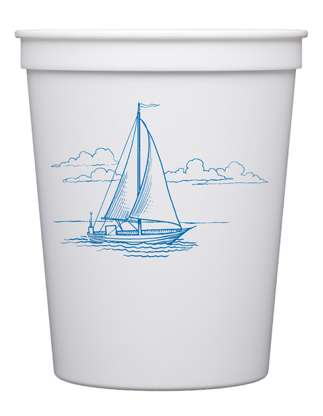 Customizable Sailboat 16oz Cups