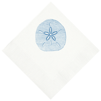 Customizable Sand Dollar Beverage Napkins