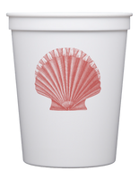 Customizable Scallop 16oz Cups