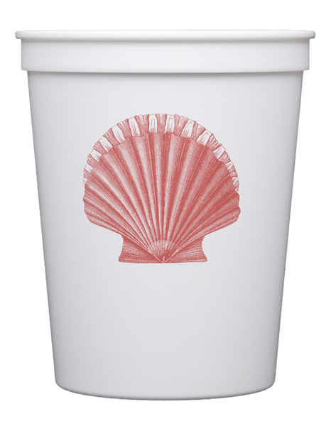 Customizable Scallop 16oz Cups