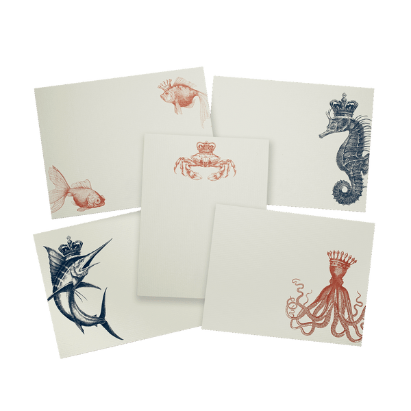 Sea Life A2 Notecard Assortment