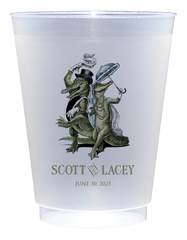 Customizable Second Line Wedding 16oz Cups