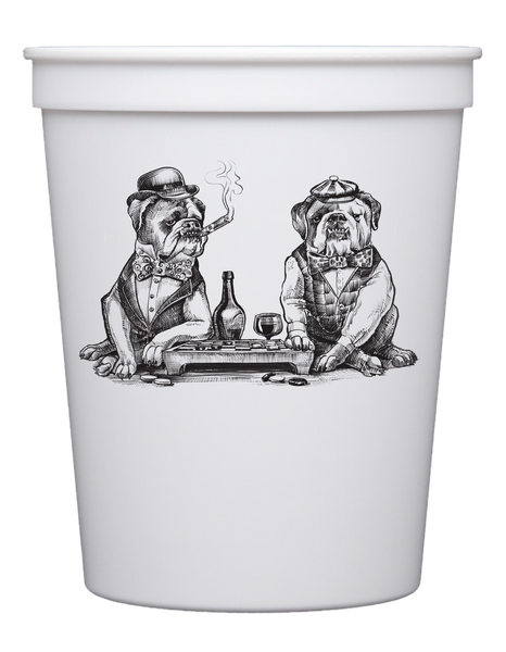 Customizable Smokin Bulldogs 16oz Cups