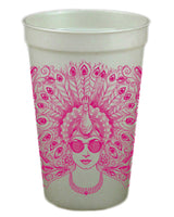 Peacock Madam Pearlized 16oz Cups- Pre-order for Jan 20th