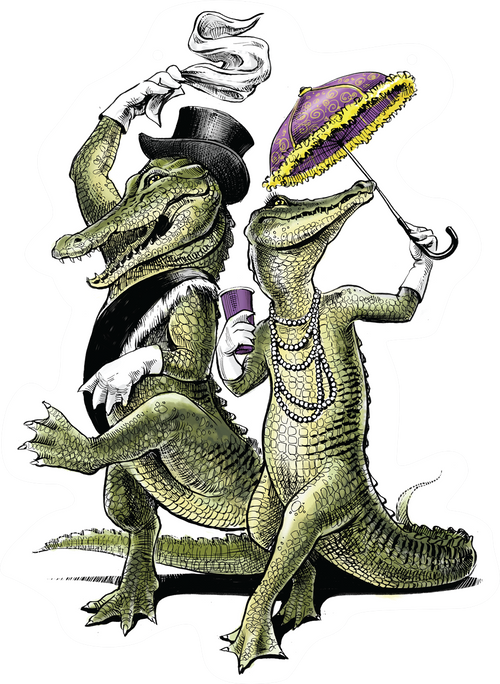 Second Line Carnival Edition Door Sign