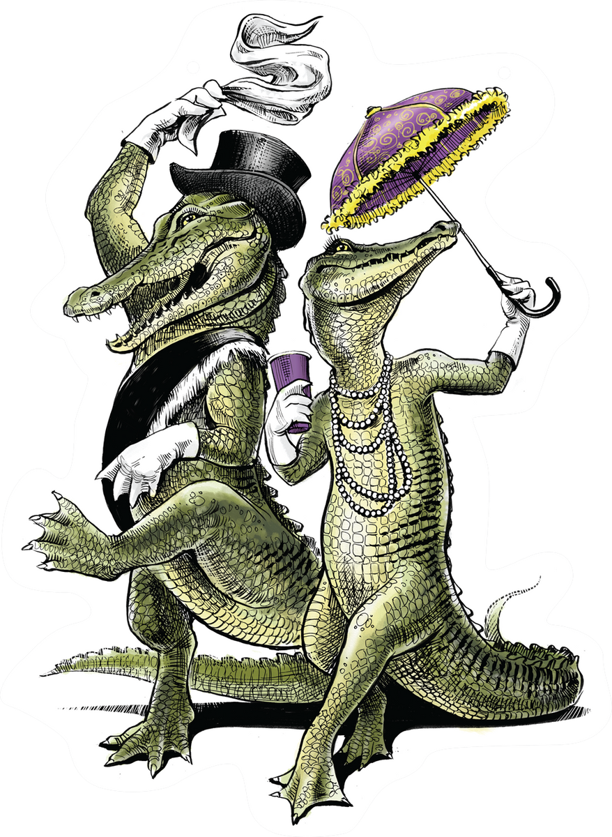 Second Line Carnival Edition Door Sign