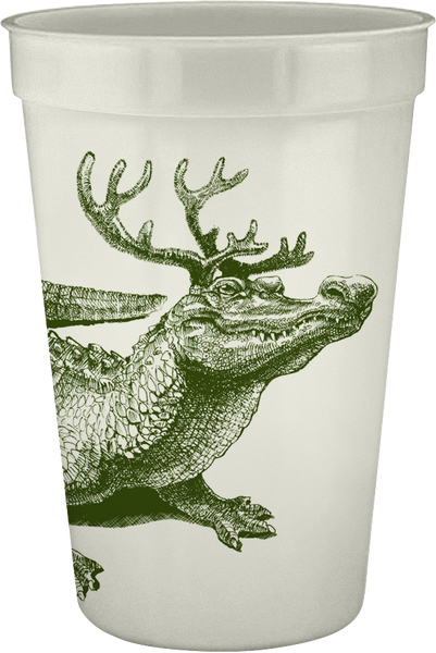 Christmas Gator 17oz Pearlized Cups