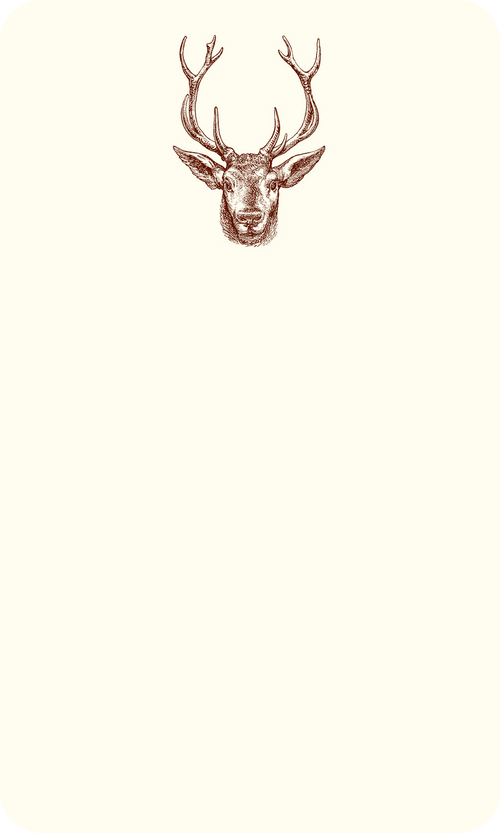 Deer Thinking Card
