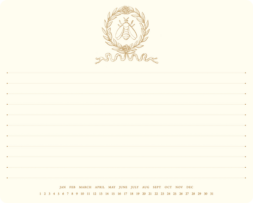 Empire Bee Mousepad Notepad